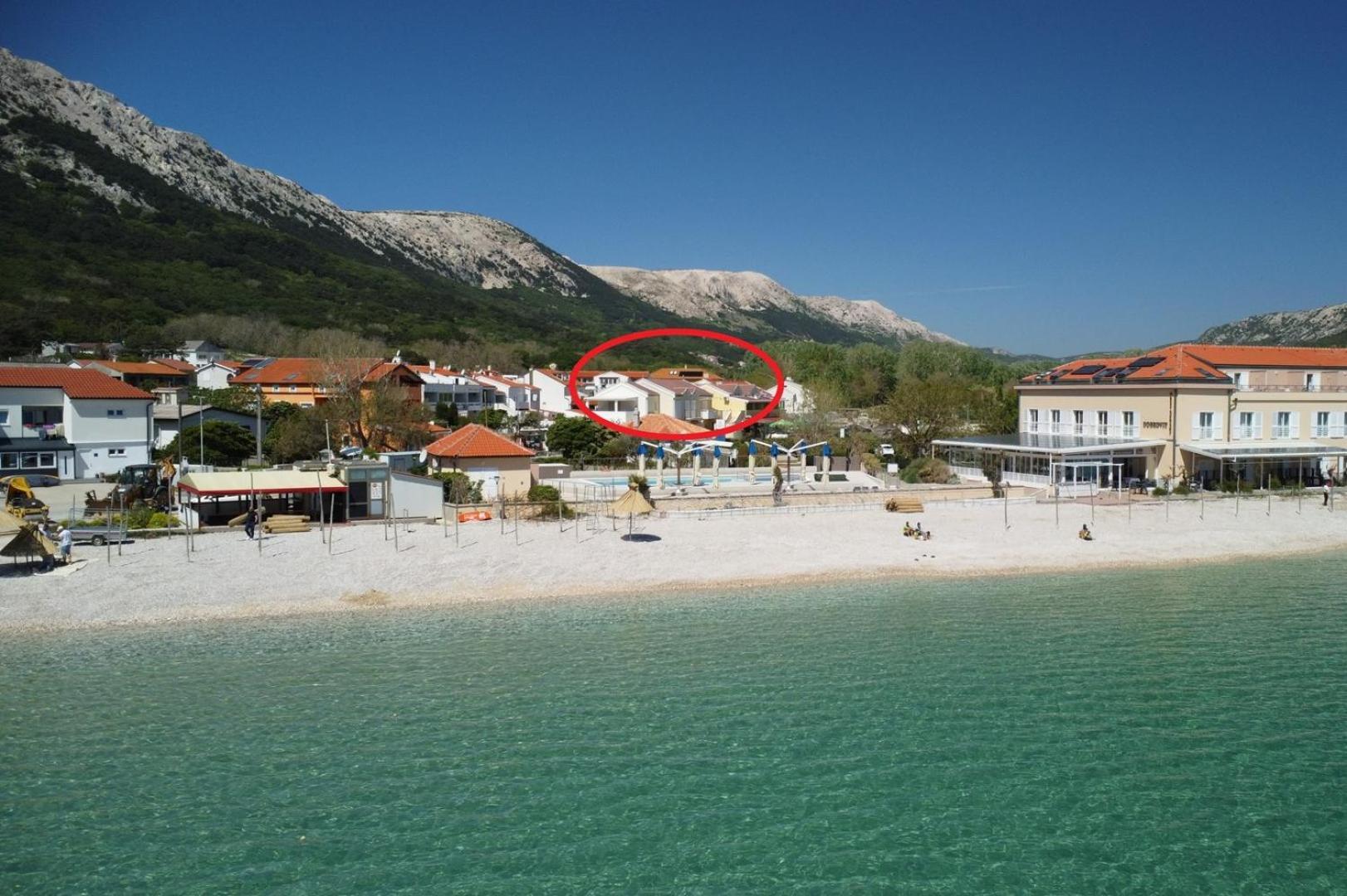 Apartments Mikulan Beach Baška Exterior foto